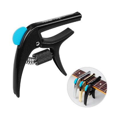 Multifunctional Single-handed Guitar Capo Clamp Zinc Alloy with Bridge Pin Puller Guitar Pick Slot for Acoustic Electric Guitars B
Multifunctional Single-handed Guitar Capo Clamp Zinc Alloy with Bridge Pin Puller Guitar Pick Slot for Acoustic Electric Guitars B