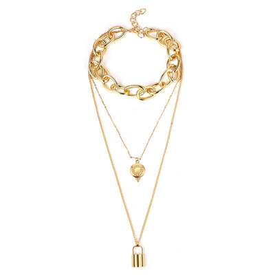 wave money decoration personality creative exaggeration multi-element vintage multi-layer pearl clavicle Woman necklace
wave money decoration personality creative exaggeration multi-element vintage multi-layer pearl clavicle Woman necklace