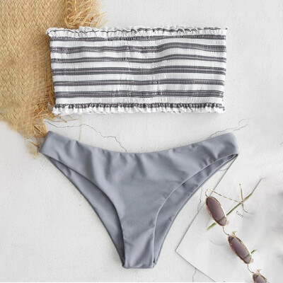 Saidsome 2PC Women Sexy Swimwear Bikini Suit Stripe Push-Up Padded Bathing Beachwear
Saidsome 2PC Women Sexy Swimwear Bikini Suit Stripe Push-Up Padded Bathing Beachwear