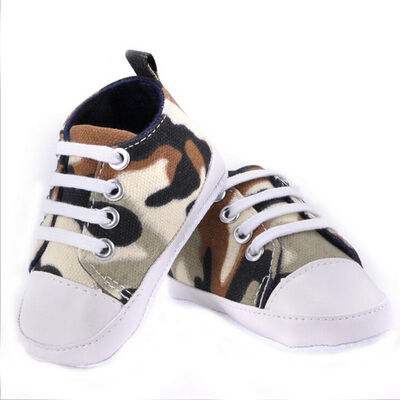 Baby Girls Boys Fashion Canvas Shoes Soft Prewalkers Casual Toddler Bhoes
