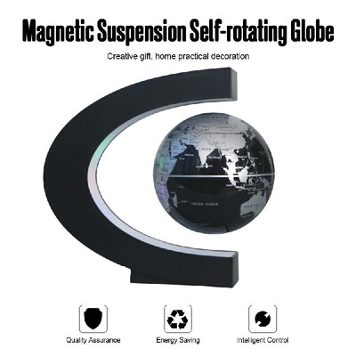 6" C Shape Magnetic Floating Globe Levitation Maglev Levitation Rotating Globe World Map with Colored LED Lights for Teaching Home
6" C Shape Magnetic Floating Globe Levitation Maglev Levitation Rotating Globe World Map with Colored LED Lights for Teaching Home