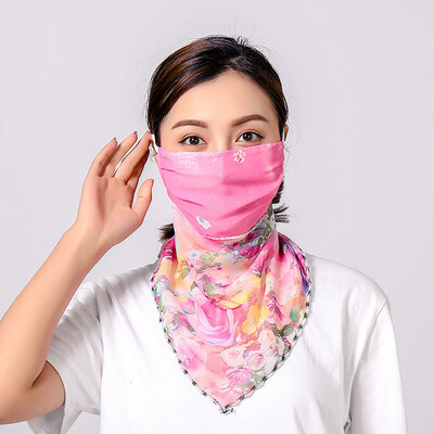 19 summer sun protection neck chiffon mask female flowers antique elegant printing breathable mask square towel factory direct sales
19 summer sun protection neck chiffon mask female flowers antique elegant printing breathable mask square towel factory direct sales