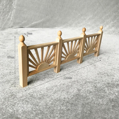 Siaonvr Miniature Fence Handrail 112 Mini Dollhouse Fence Cute House Mini Fence