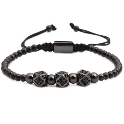 Charm Bracelets - Luxury CZ Polygon Ball Gold Crown King Bead Bangle Bracelets for Men Women Jewelry
Charm Bracelets - Luxury CZ Polygon Ball Gold Crown King Bead Bangle Bracelets for Men Women Jewelry
