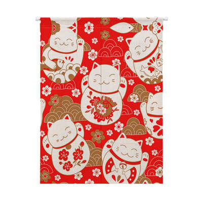 Lucky Cat Design Cotton And Linen Japanese Style Doorway Curtain Hanging Tapestry For Home Decoration
Lucky Cat Design Cotton And Linen Japanese Style Doorway Curtain Hanging Tapestry For Home Decoration