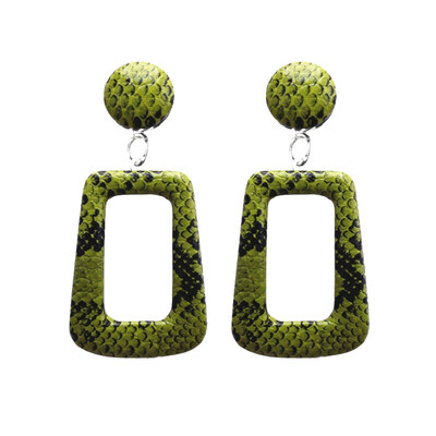EK630 Oversize Vintage Drop Earrings for Women Large Geometric Statement Earrings PU Snake Skin Pendant Earrings Fashion Jewelry
EK630 Oversize Vintage Drop Earrings for Women Large Geometric Statement Earrings PU Snake Skin Pendant Earrings Fashion Jewelry