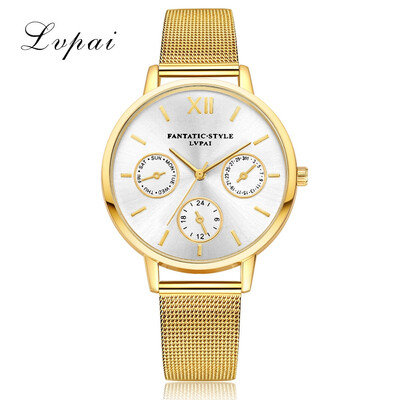 LVPAI Watches Women Stainless Steel Bracelet Analog Quartz Watch Dropshipping Luxury Brand Casual Wristwatches Montre femme 233
LVPAI Watches Women Stainless Steel Bracelet Analog Quartz Watch Dropshipping Luxury Brand Casual Wristwatches Montre femme 233