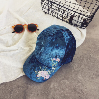 Korean autumn&winter embroidery flower velvet baseball cap fashion cornice cap hip-hop hat baby wholesale
Korean autumn&winter embroidery flower velvet baseball cap fashion cornice cap hip-hop hat baby wholesale
