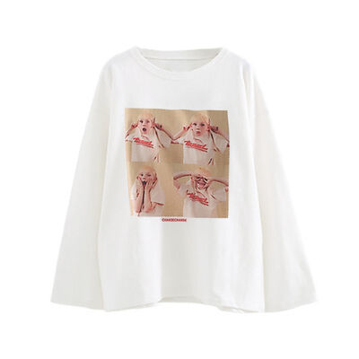 Women Slim Round Collar Summer Cartoon Print Loose Long Sleeve Casual Simple Wild T-Shirt
Women Slim Round Collar Summer Cartoon Print Loose Long Sleeve Casual Simple Wild T-Shirt