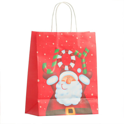 Christmas Kraft Paper Handle Bags Shopping Carrier Present Gift Festiv
Christmas Kraft Paper Handle Bags Shopping Carrier Present Gift Festiv