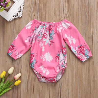 Toddler Newborn Baby Girls Long Sleeve Floral Romper Off-Shouder Jumpsuit Outfit Clothes
Toddler Newborn Baby Girls Long Sleeve Floral Romper Off-Shouder Jumpsuit Outfit Clothes