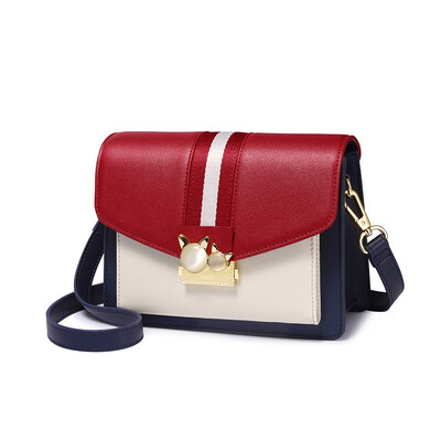 Marsoul one-shoulder chain leather crossbody bag new fashion shoulder bag texture Korean version of the contrast color Messenger b
Marsoul one-shoulder chain leather crossbody bag new fashion shoulder bag texture Korean version of the contrast color Messenger b