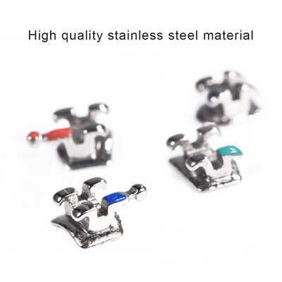 10 Packs Metal Dental Teeth Orthodontics Brackets Braces Mini Roth 022 Mesh Base 3 Hooks
10 Packs Metal Dental Teeth Orthodontics Brackets Braces Mini Roth 022 Mesh Base 3 Hooks