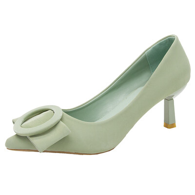 Shallow shoe women 2019 summer new Korean metal buckle heel high-heeled style style single shoe woman
Shallow shoe women 2019 summer new Korean metal buckle heel high-heeled style style single shoe woman