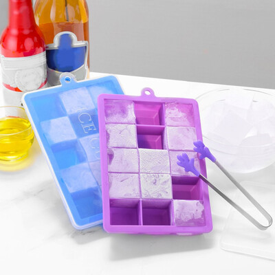 15 24holes Square Ice Cubes Making Box with Lids Fruit Puree Jelly Molds Home Kitchen Fridge Drinking Jelly Pudding Making Tool
15 24holes Square Ice Cubes Making Box with Lids Fruit Puree Jelly Molds Home Kitchen Fridge Drinking Jelly Pudding Making Tool