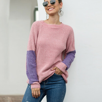 〖Follure〗Women Casual O-Neck Pullover long Sleeve Patchwork Loose Knitted Sweater Tops
〖Follure〗Women Casual O-Neck Pullover long Sleeve Patchwork Loose Knitted Sweater Tops