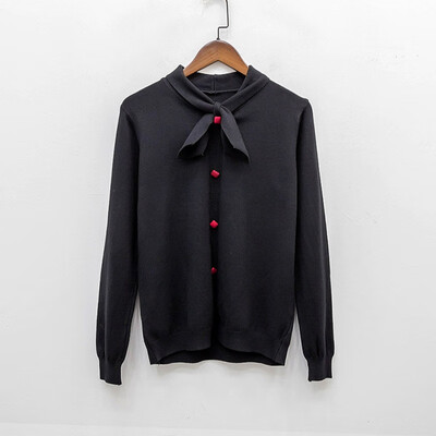 Jumper Womens Spring Autumn Korean Sweet Bow Tie Knitted Pullover Female Kawaii Sweaters Solid Color Pull Femme
Jumper Womens Spring Autumn Korean Sweet Bow Tie Knitted Pullover Female Kawaii Sweaters Solid Color Pull Femme