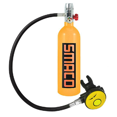 1L Scuba Oxygen Cylinder Diving Air Tank Scuba Respirator Regulator 15-20 Minutes Capacity Snorkeling Breathing Equipment
1L Scuba Oxygen Cylinder Diving Air Tank Scuba Respirator Regulator 15-20 Minutes Capacity Snorkeling Breathing Equipment