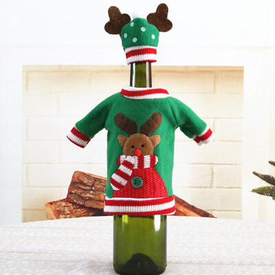 FUNNYBUNNY Christmas Sweater Wine Bottle Cover Handmade Wine Bottle Sweater for Christmas Decorations Party Decorations
FUNNYBUNNY Christmas Sweater Wine Bottle Cover Handmade Wine Bottle Sweater for Christmas Decorations Party Decorations