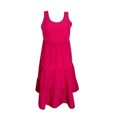 Women Sleeveless Stretch Round Neck Sundress Draped Beach Style Party Loose Mini Dress
Women Sleeveless Stretch Round Neck Sundress Draped Beach Style Party Loose Mini Dress