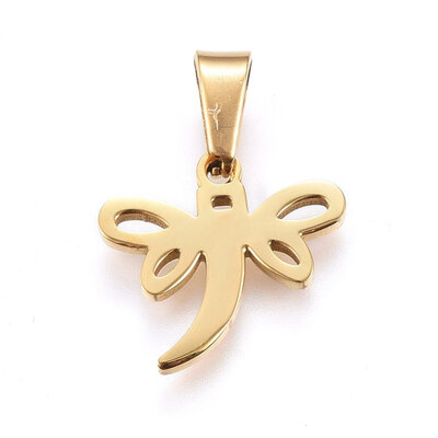 304 Stainless Steel Pendants Large Hole Pendants Large Hole Pendants Dragonfly Golden 15x165x12mm Hole 8x35mm
304 Stainless Steel Pendants Large Hole Pendants Large Hole Pendants Dragonfly Golden 15x165x12mm Hole 8x35mm