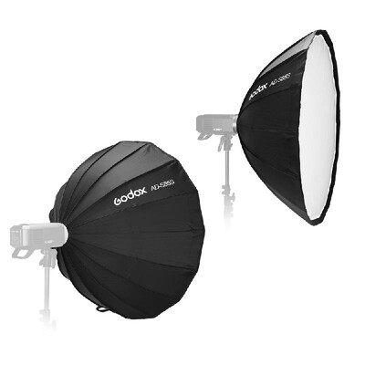 Godox AD-S85S 85cm335in Portable Deep Parabolic Softbox Umbrella Godox Mount Fast Installation Silver Reflector for Godox AD400P
Godox AD-S85S 85cm335in Portable Deep Parabolic Softbox Umbrella Godox Mount Fast Installation Silver Reflector for Godox AD400P