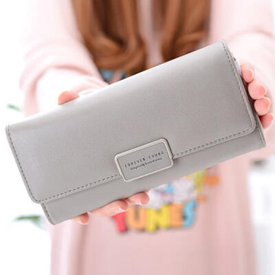 Fashion Fresh Style PU Leather Multi-card-holder Triple-Folding Women Long Section Wallet Purse
Fashion Fresh Style PU Leather Multi-card-holder Triple-Folding Women Long Section Wallet Purse