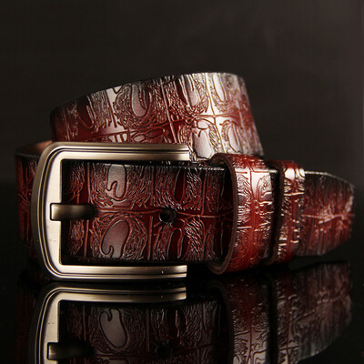 Trend New Printing Belt Imitation Leather Mens belt Fashion Casual Pin Buckle Mens Leather belt Wide belt Luxury belt
Trend New Printing Belt Imitation Leather Mens belt Fashion Casual Pin Buckle Mens Leather belt Wide belt Luxury belt