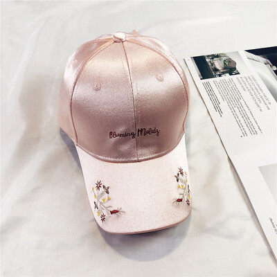 Hat for girls summer pink embroidery flower baseball cap Korean student bow cap summer sun shading
Hat for girls summer pink embroidery flower baseball cap Korean student bow cap summer sun shading