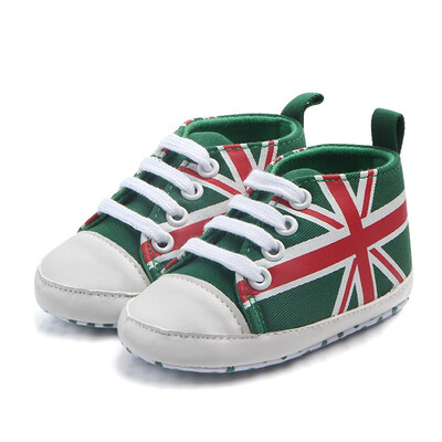 Fashion Spring And Autumn Rice Flag Lace Canvas Shoes Toddler Rope Soled Shoes Union Jack Pattern Baby Shoes
Fashion Spring And Autumn Rice Flag Lace Canvas Shoes Toddler Rope Soled Shoes Union Jack Pattern Baby Shoes