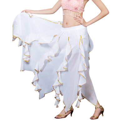 Roseonmyhand Women Sequin Side Split Skirt Chiffon Belly Dance Performance Skirt
Roseonmyhand Women Sequin Side Split Skirt Chiffon Belly Dance Performance Skirt