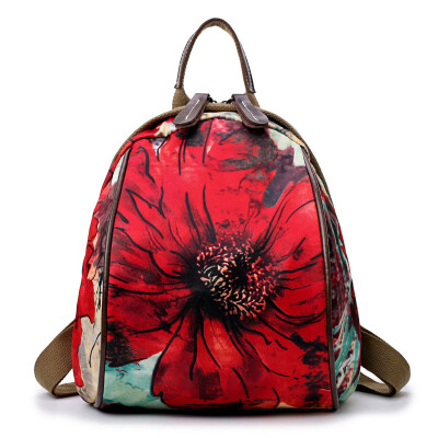 Explosive womens bag Korean version of printed nylon backpack fashion tide big flower travel backpack
Explosive womens bag Korean version of printed nylon backpack fashion tide big flower travel backpack
