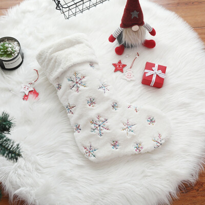 Siaonvr Christmas Decorations Soft Beads Embroidered Christmas Stockings