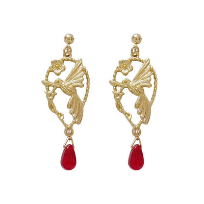 Gold Color Birds Flowers Big Earrings for Women New Design Cute Fashion Jewelry Vintage Accessory 
Gold Color Birds Flowers Big Earrings for Women New Design Cute Fashion Jewelry Vintage Accessory