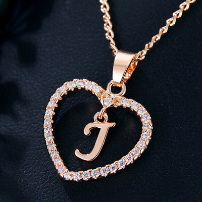 Womens Heart Pendant Necklace with Cubic Zirconia&Letter Pendant Necklace Gift for Women or Girls
Womens Heart Pendant Necklace with Cubic Zirconia&Letter Pendant Necklace Gift for Women or Girls