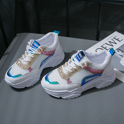 Sports shoes 2019 new summer net red Joker sequins breathable increased thick bottom wisdom smoked Torre shoes ins tide shoes
Sports shoes 2019 new summer net red Joker sequins breathable increased thick bottom wisdom smoked Torre shoes ins tide shoes