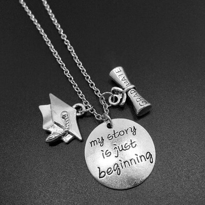Graduation Pendants Necklaces Cap Charm Women Men Girl Boy Unisex Fashion Jewelry Gifts
Graduation Pendants Necklaces Cap Charm Women Men Girl Boy Unisex Fashion Jewelry Gifts