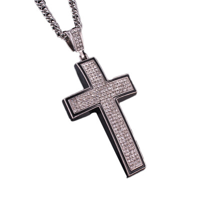 Hip Hop Necessary Accessories Hipster Alloy The New Shining Diamond Arc Cross Hip-hop Dance Necklace
Hip Hop Necessary Accessories Hipster Alloy The New Shining Diamond Arc Cross Hip-hop Dance Necklace