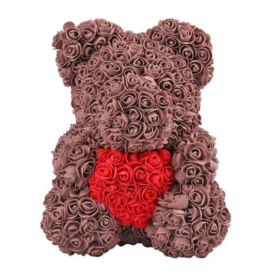 Preserved Flower Rose Bear Soap Artificial Flowers Valentine Birthday Gift