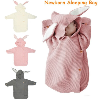 Newborn Baby Rabbit Ears Hooded Button Knitting Sleeping Bag Stroller Toddler Wrap Baby Quilt
Newborn Baby Rabbit Ears Hooded Button Knitting Sleeping Bag Stroller Toddler Wrap Baby Quilt