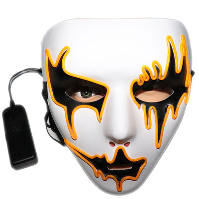 Mask Glowing Luminous Halloween Mask Street Dance Party Grimace Masquerade Night Light Hand-painted LED Hip-Hart EL Painted Mask
Mask Glowing Luminous Halloween Mask Street Dance Party Grimace Masquerade Night Light Hand-painted LED Hip-Hart EL Painted Mask