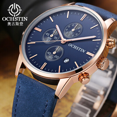 Augustus OCHSTIN multi-function three-eye calendar multi-function leather mens watch mens watch
Augustus OCHSTIN multi-function three-eye calendar multi-function leather mens watch mens watch