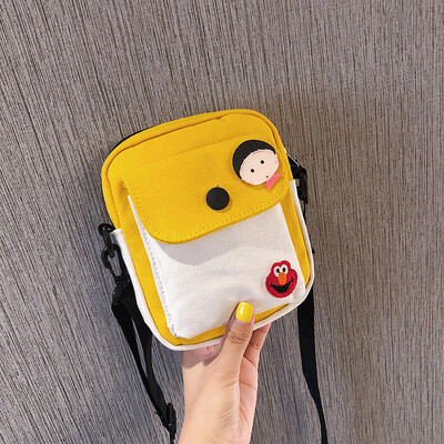 2019 new casual cute cartoon sesame street canvas bag female simple wild fashion contrast color shoulder Messenger bag
2019 new casual cute cartoon sesame street canvas bag female simple wild fashion contrast color shoulder Messenger bag
