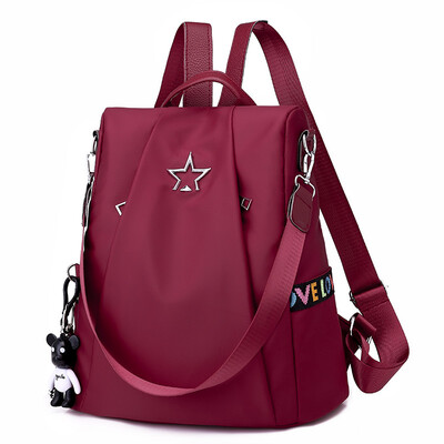 Waterproof&theft-proof shoulder bag lady backpack Chao Oxford canvas leisure schoolbag lady travel bag
Waterproof&theft-proof shoulder bag lady backpack Chao Oxford canvas leisure schoolbag lady travel bag