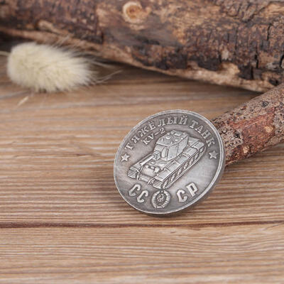 Greensen 1945 Tank Kv-2 Copper Silver Plated Silver Dollar Vintage Collection Coin Commemorative Coin
Greensen 1945 Tank Kv-2 Copper Silver Plated Silver Dollar Vintage Collection Coin Commemorative Coin