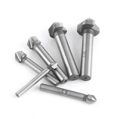 Greensen 6pcs High Speed Steel Round Shank 3-Flute Countersink Cutter Bits Chamfering Tool
Greensen 6pcs High Speed Steel Round Shank 3-Flute Countersink Cutter Bits Chamfering Tool