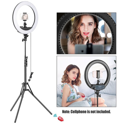 New Fashion Photography Live Streaming Camera Video Dimmble Fill Ring Light with Triopd&Phone Clip
New Fashion Photography Live Streaming Camera Video Dimmble Fill Ring Light with Triopd&Phone Clip