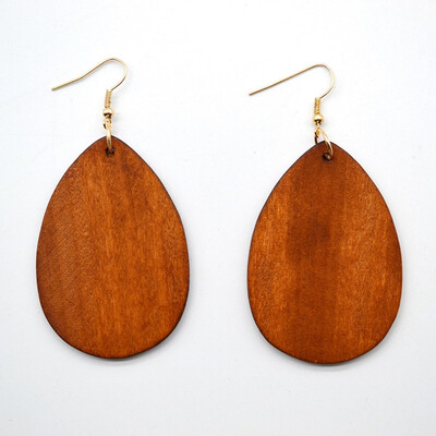 Teardrop Wood Dangle Earring Waterdrop Bohemian Drop Earrings Women Fashion Jewelry
Teardrop Wood Dangle Earring Waterdrop Bohemian Drop Earrings Women Fashion Jewelry