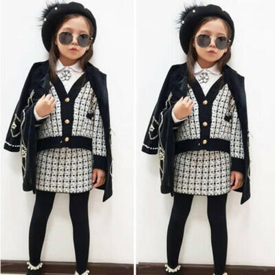 US Toddler Kid Baby Girl Clothes Vingate Plaid Coat Tutu Dress Formal Outfit Set
US Toddler Kid Baby Girl Clothes Vingate Plaid Coat Tutu Dress Formal Outfit Set