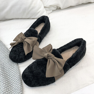 2018 New autumn&winter Korean version of velvet bean shoes ladies bow casual Joker flat net red Mao Mao shoes ladies
2018 New autumn&winter Korean version of velvet bean shoes ladies bow casual Joker flat net red Mao Mao shoes ladies